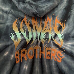 Jonas Brothers Happiness Begins 2019 Tour Blue Tie Dye Hoodie Unisex Medium